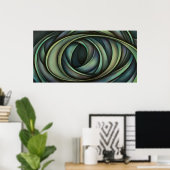 Poster Conception abstraite 11 (Bureau à domicile)