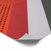 Poster Conception abstraite des flèches géométriques (Coin)