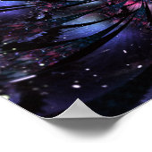 Poster Conception Abstraite des fleurs fractales. (Coin)