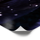 Poster Conception Abstraite des fleurs fractales. (Coin)