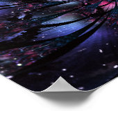 Poster Conception Abstraite des fleurs fractales. (Coin)