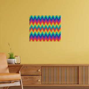 Poster Conception abstraite en couleurs arc-en-ciel