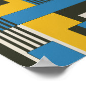 Poster Conception abstraite géométrique (Coin)