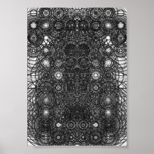 Poster Conception abstraite minimaliste (Devant)