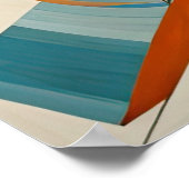 Poster Conception abstraite moderne Futurisme 3:2 (Coin)