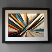 Poster Conception abstraite moderne Futurisme 3:2