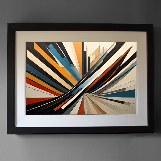 Poster Conception abstraite moderne Futurisme 3:2