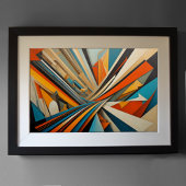 Poster Conception abstraite moderne Futurisme 3:2