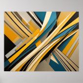 Poster Conception abstraite moderne Futurisme 4:5 (Devant)