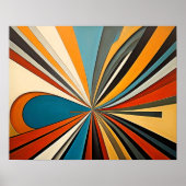 Poster Conception abstraite moderne Futurisme 4:5 (Devant)