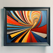 Poster Conception abstraite moderne Futurisme 4:5