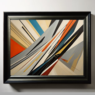 Poster Conception abstraite moderne Futurisme 4:5