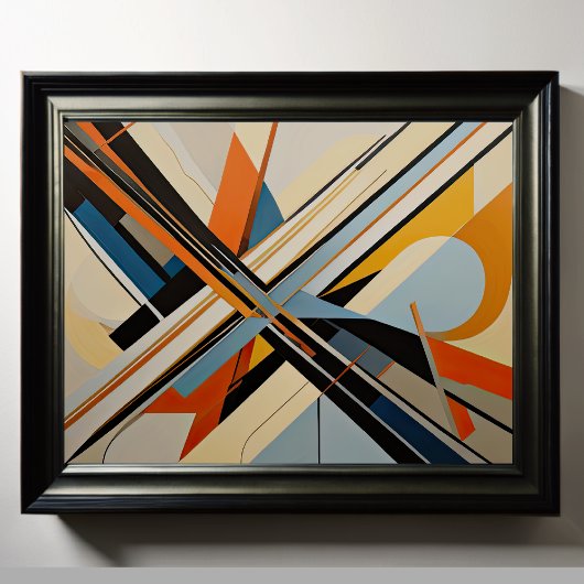 Poster Conception abstraite moderne Futurisme 4:5