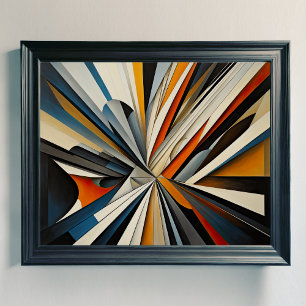 Poster Conception abstraite moderne Futurisme 4:5