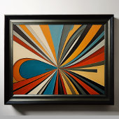 Poster Conception abstraite moderne Futurisme 4:5