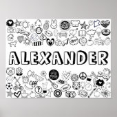 Poster Conception "ALEXANDER" de la ligne couleur-it-Your (Devant)