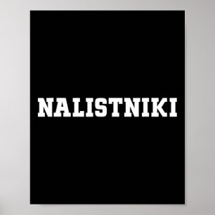 Poster Conception alimentaire Nalistniki pour hommes femm