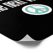 Poster Conception anti-guerre Je suis déjà contre la proc (Coin)