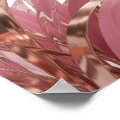 Poster Conception ART ABSTRAIT Argent GRAS v2 (Coin)