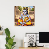Poster Conception artistique classique de Bala Krishna au (Bureau à domicile)