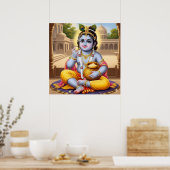 Poster Conception artistique classique de Bala Krishna au (Cuisine)