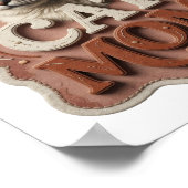 Poster Conception artistique de CAT MOM orange (Coin)