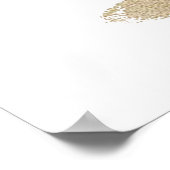 Poster Conception artistique de Krishna bébé bleu et jaun (Coin)