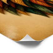 Poster Conception artistique de lion abstrait (Coin)