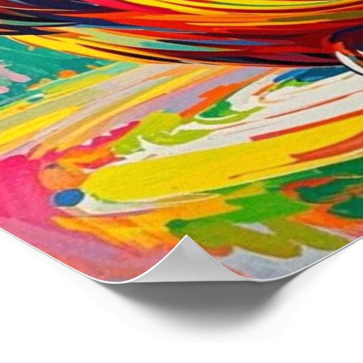 Poster Conception artistique d'un grand panda ours géant (Coin)