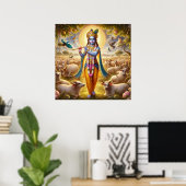 Poster Conception artistique gracieuse de Gopala Krishna (Bureau à domicile)