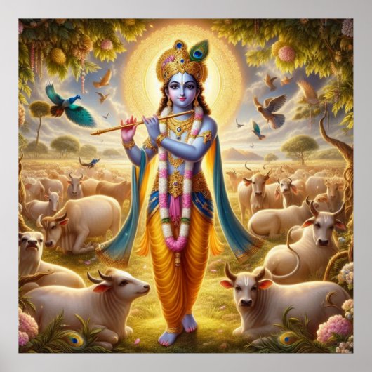Poster Conception artistique gracieuse de Gopala Krishna (Devant)