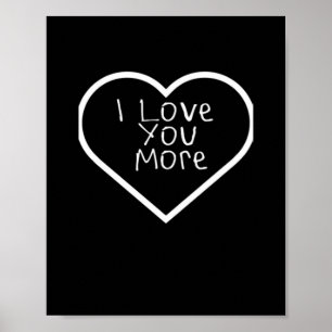 Poster Conception Artistique 'Je T'aime Plus'