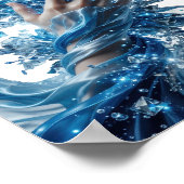 Poster Conception audacieuse argentée WATER'S WIZARDRY (Coin)