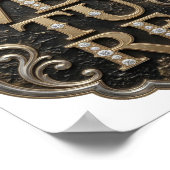 Poster Conception audacieuse d'aventure en or frappant (Coin)