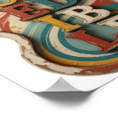 Poster Conception audacieuse INCROYABLE jaune croquant (Coin)