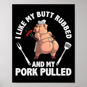 Poster Conception BBQ drôle pour hommes femmes amateur de