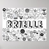 Poster Conception "BRIELLE" couleur-it-Yourself (Devant)