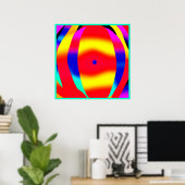 Poster Conception brillante, colorée et audacieuse (Bureau à domicile)