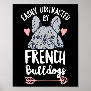 Poster Conception Bulldog Pour Un Propriétaire Français