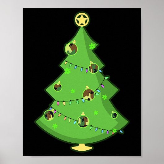 Poster Conception Camouflage Noël Camo (Devant)