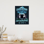 Poster Conception Catastrophique Funny Chat (Cuisine)