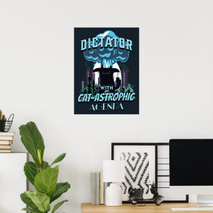 Poster Conception Catastrophique Funny Chat