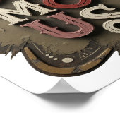 Poster Conception célèbre FAMOUS argent frais (Coin)
