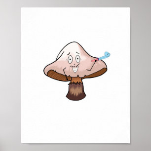 Poster Conception champignon, champignon de fête
