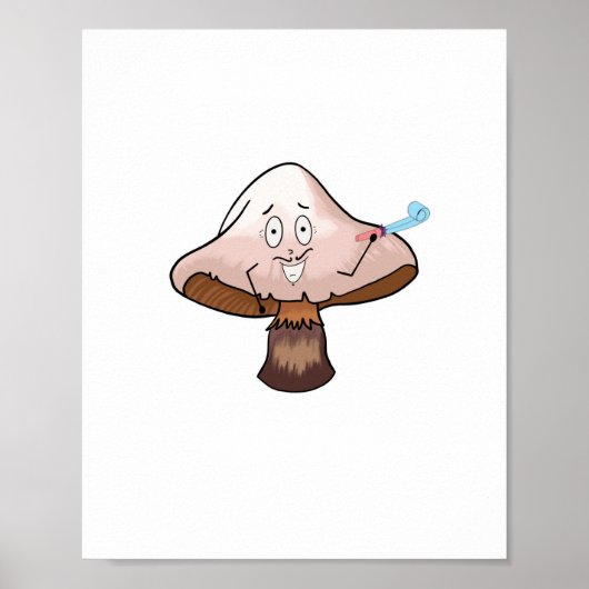 Poster Conception champignon, champignon de fête (Devant)