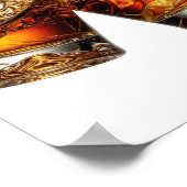 Poster Conception Classique Argent WHISKY SPLASH (Coin)