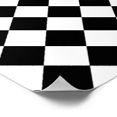 Poster Conception cochée en noir et blanc (Coin)