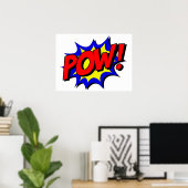 Poster Conception comique POW (Bureau à domicile)