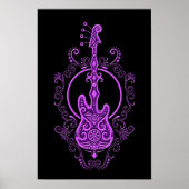 Poster Conception complexe de la basse violette sur le no (Devant)