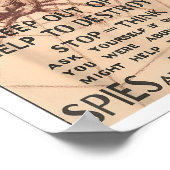 Poster Conception Conception Parler Spider Spie vi (Coin)